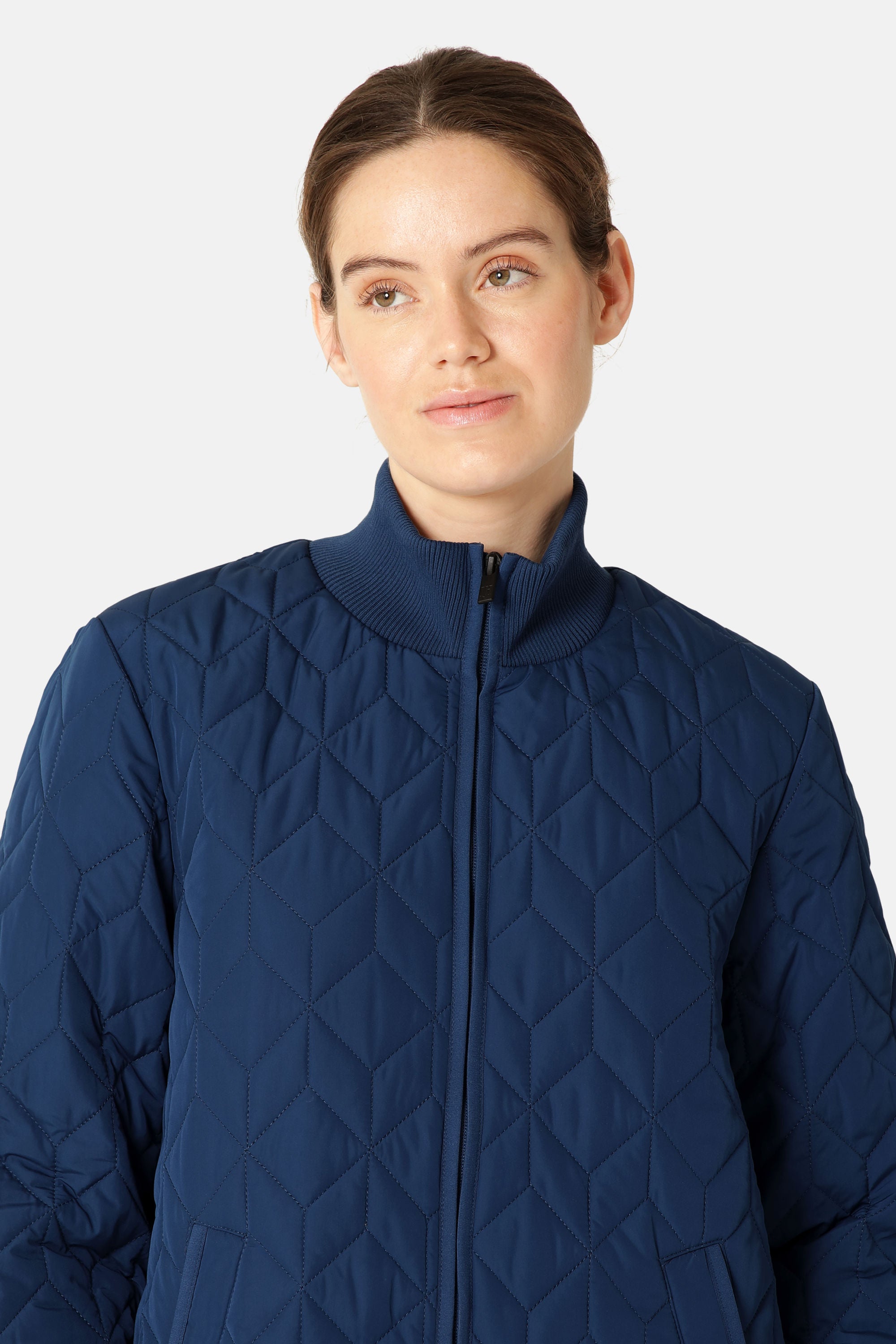 Veste Longue Matelassée - Estate Blue